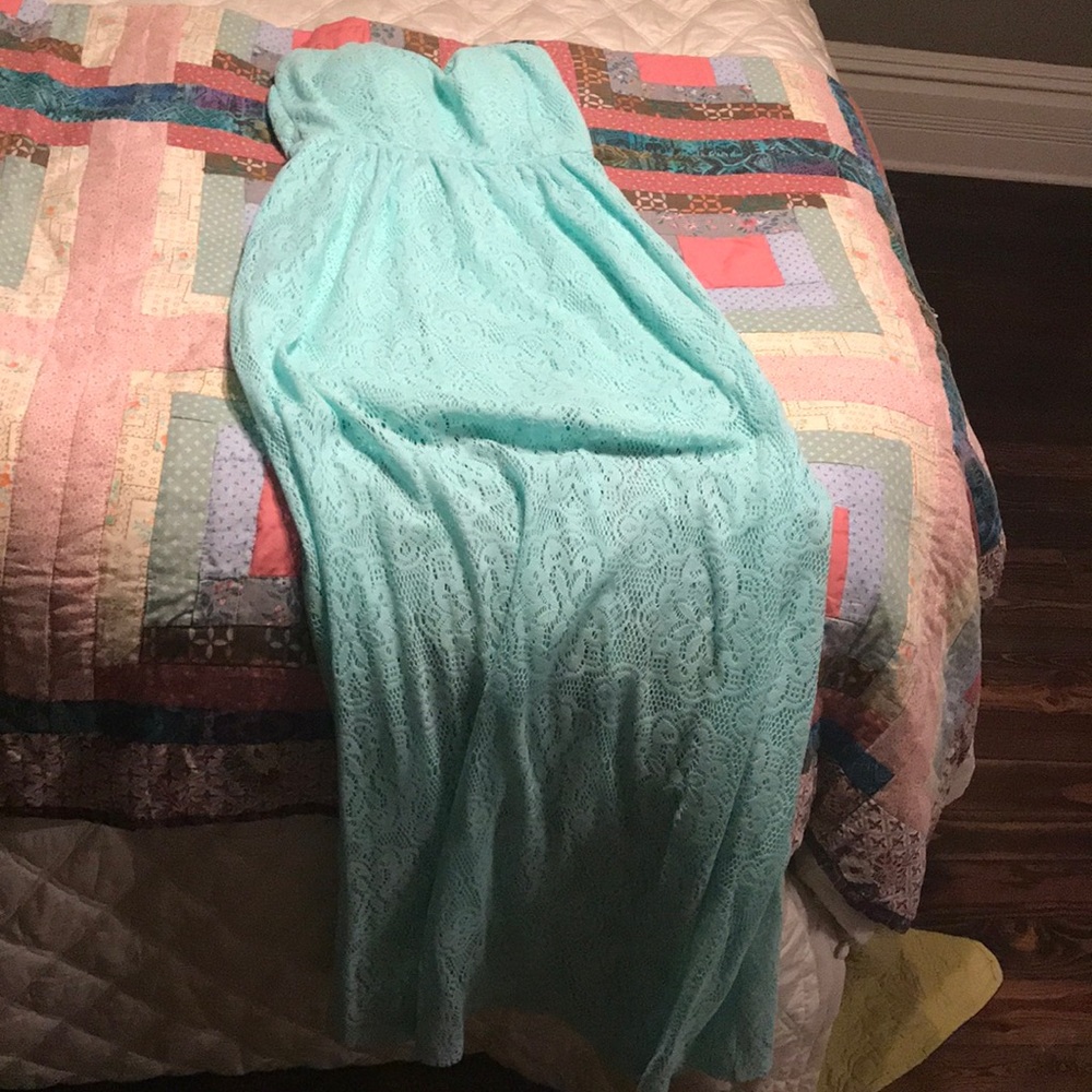 Turquoise dress